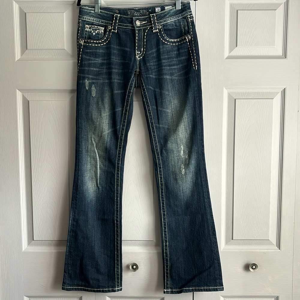 Miss Me Boot Cut Jeans Size 28 Style Jw5161B2L